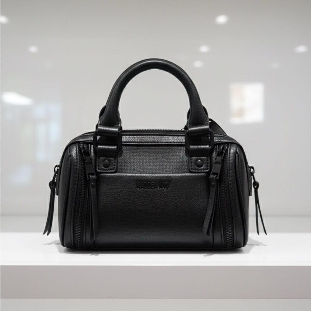 Sleek Black Satchel by [Brand]